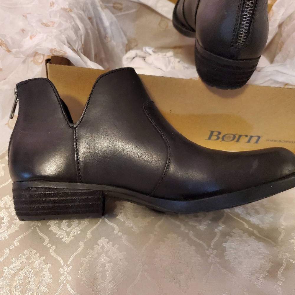 Black Kerri Ankle Boots-Born